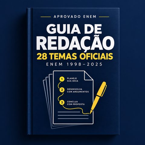 Capa do Guia de Redação Enem 2026